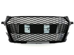 Решетка радиатора Full Black (в стиле TTRS) на Audi TT 8S 2014-2018 года