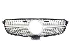 Решетка радиатора Mercedes GLE-Class W166 2015–2018 Diamond Silver