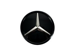 Логотипи Chrome Black скляний (муляж дистроніка) на Mercedes-Benz V-Class W447 2014-2019 року.