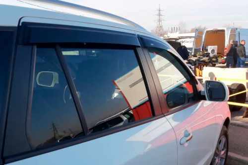Вітровики Hyundai Santa Fe 2 2006-2012, HIC (4 шт)