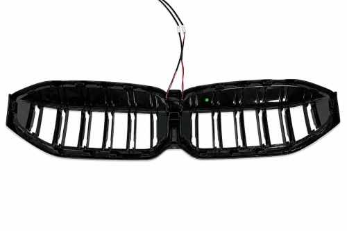 Ніздрі M-Look LED (чорний глянець) BMW 3 серія G20/G21 2022+, GBT