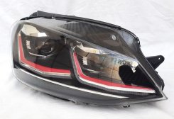 Передние фары FULL LED тюнинг TLZ стиль GTI 7.5 для Volkswagen Golf 7 2014-2017