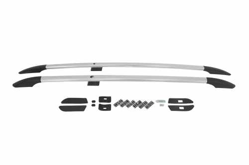 Рейлинги Volkswagen Touran 1T 2010-2015, хромированные, пластиковые ножки, DDU (2 шт)
