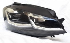 Передние фары FULL LED альтернативная  TLZ для Volkswagen Golf 7.5 5G 2017-2021