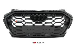 Передняя решетка радиатора SQ-Style Audi Q5 2020-2025, черная, GT Tuning