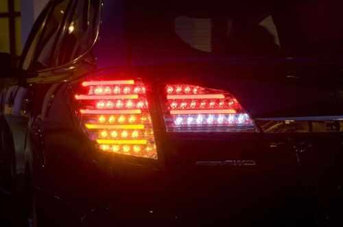 Задні ліхтарі світлодіодні LED тонированый хром BR9 для Subaru Outback 2009-2014