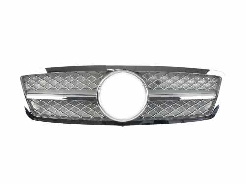 Решітка радіатора Silver SL для Mercedes-Benz C-Class W203 2000–2007