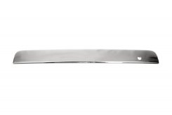 Накладка над номером Volkswagen T5 Transporter 2003-2010 / T5 Multivan 2003-2010 / T5 Caravelle 2004-2010 та ін., нержавіюча сталь, Carmos