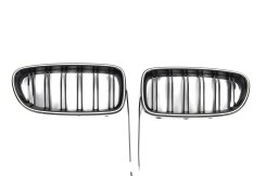 Ноздри M-Look LED (чёрный глянец) BMW 5 серия F10/F11 2010-2016, GBT