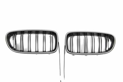 Ніздрі M-Look LED (чорний глянець) BMW 5 серія F10/F11 2010-2016, GBT