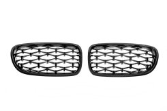 Ноздри Diamond Black (Черный Глянец) BMW 5 серия F10/F11 2010-2016, GBT