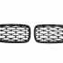 Ніздрі Diamond Black (чорний глянець) BMW 5 серія F10/F11 2010-2016, GBT — фото 1