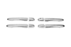 Накладки на ручки дверей Hyundai Accent 2006-2010, нержавіюча сталь, Carmos (4 шт)