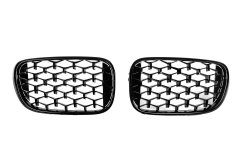 Ноздри Diamond Black (Черный Глянец) BMW 7 серия G11/G12 2016-2019, GBT
