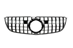 Передняя решетка GT Panamericana Черная (для GLS) Mercedes GL/GLS class X166 2012-2019, Cixtai