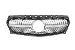 Передняя решетка радиатора (Diamond Silver) Mercedes CLA C117 2017-2019, Cixtai