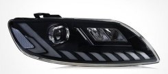 Передние фары FULL LED  с AFS тюнинг ZH для Audi Q7 2006-2015