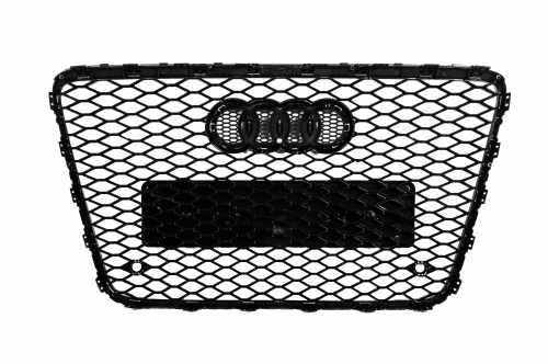 Передня решітка RSQ-Style Audi Q7 2005-2015, чорна з хромом, GT Tuning