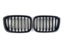 Решетка Черный мат (1 Bar) на BMW X3 G01 2018-2022 года