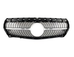 Решетка радиатора Mercedes CLA-Class W117 2013–2016 рік Diamond Silver