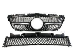 Решетка радиатора Mercedes SLK-Class R172 2011–2015 рік Diamond Black