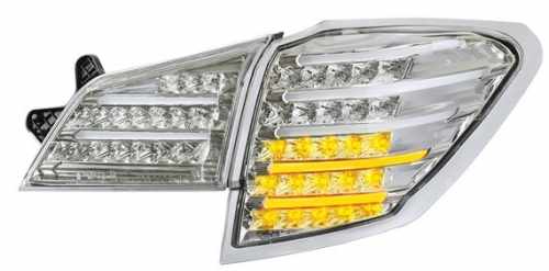 Задні ліхтарі світлодіодні LED хром BR9 для Subaru Outback 2009-2014