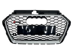Грати радиатора Audi A3 RS 8V 2016–2019 Black Silver