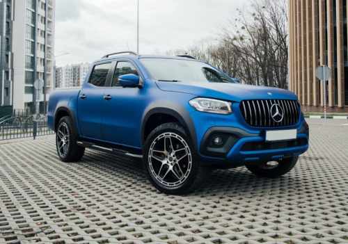 Передняя решетка GT Panamericana Mercedes X class W470 2017-2020, Cixtai