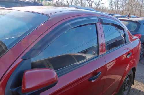Вітровики Chevrolet Aveo T250 2005-2011, седан, HIC (4 шт)