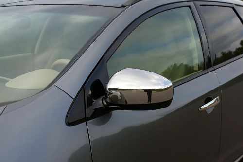 Накладки на дзеркала Nissan Murano 2002-2008, нержавіюча сталь, Carmos (2 шт)