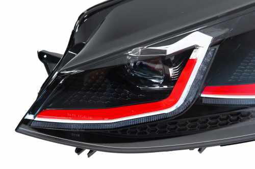 Передние фары Red Volkswagen Golf 7/E-Golf 5G 2017-2020, GBT (2 шт)