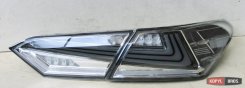 Світлодіодні задні ліхтарі LED (прозорий хром) для Toyota Camry XV70 2018+ стиль Lexus
