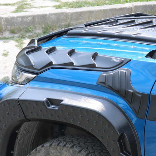 Комплект накладок на капот DRAGON (3 шт) для Mitsubishi L200 2019-2025