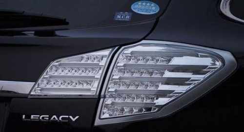 Задні ліхтарі світлодіодні LED хром BR9 для Subaru Outback 2009-2014
