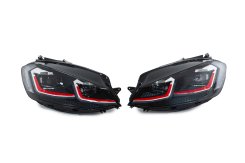 Передние фары Red Volkswagen Golf 7/E-Golf 5G 2017-2020, GBT (2 шт)