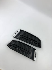 Грати в бампер Audi A4 B9 15-19г у стилі S-line Full Black