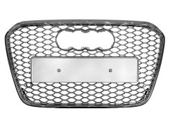 Решетка радиатора Audi A6 RS6 2012–2015р Silver Chrome