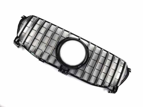 Решітка радіатора Mercedes GLE-Class W167 2019–2020 рік (GT Chrome Black)