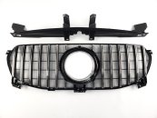 Решітка радіатора Mercedes GLE-Class W167 2019–2020 рік (GT Chrome Black)