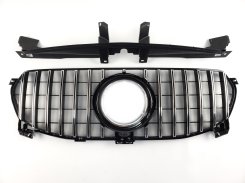 Решетка радиатора Mercedes GLE-Class W167 2019–2020 рік (GT Chrome Black)