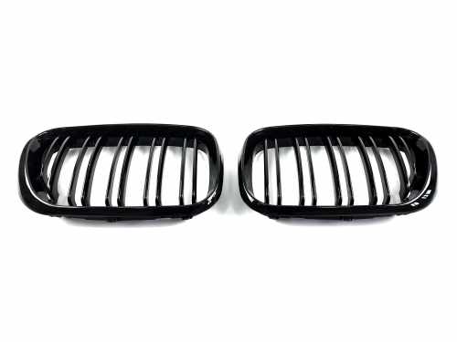 Решітка радіатора ніздрі BMW X5 Series E53 1999-2003 рік Чорний Глянець