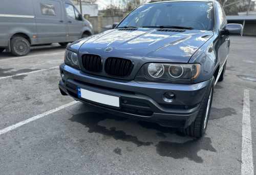 Решітка радіатора ніздрі BMW X5 Series E53 1999-2003 рік Чорний Глянець