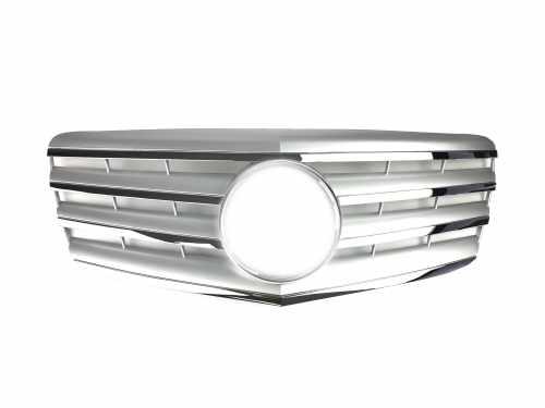 Решітка радіатора Silver CL для Mercedes-Benz E-Class W211 2007–2009