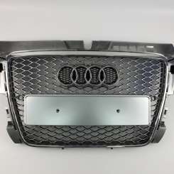 Решітка радіатора Audi A3 RS 2008-2012 Silver Chrome