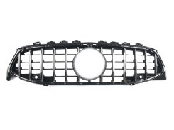 Решетка радиатора Chrome Black (с местом под камеру) GT для Mercedes-Benz CLA-Class C118 2019–2022