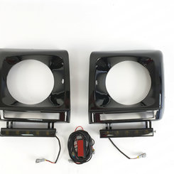 Накладки на фары(окуляры) с LED-ами Mecedes-Benz G-Class W463 G55 1990-2015год