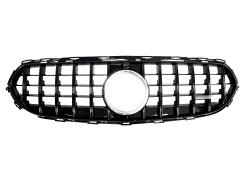 Решетка радиатора Full Black CLASSIC GT для Mercedes-Benz E-Class W213 2020–2023