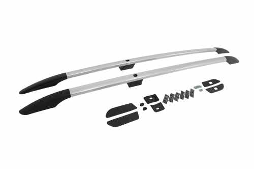 Рейлинги Volkswagen Touran 1T 2010-2015, хромированные, пластиковые ножки, DDU (2 шт)