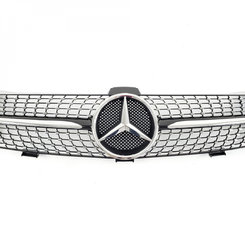 Решітка радіатора Mercedes-Benz CLS-Class W219 2004-2008 Diamond Black