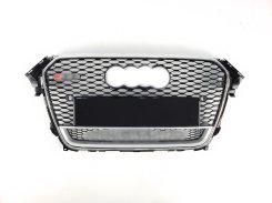 Решетка радиатора AUDI A4 RS4 2013-2015год Chrome Black Quattro